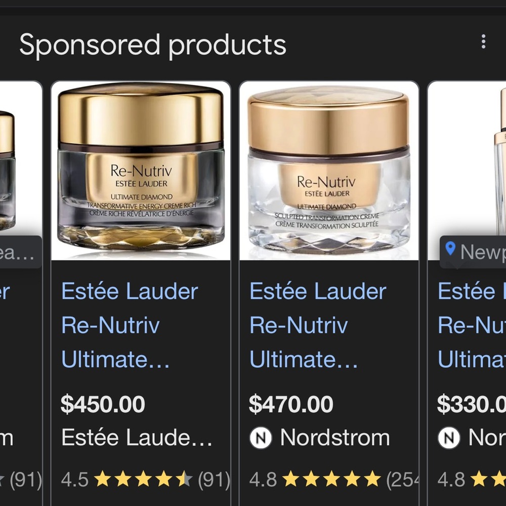 Estee Lauder Re-Nutriv Ultimate Diamond Cream - Advanced Night Repair Bundle - Picture 11 of 11